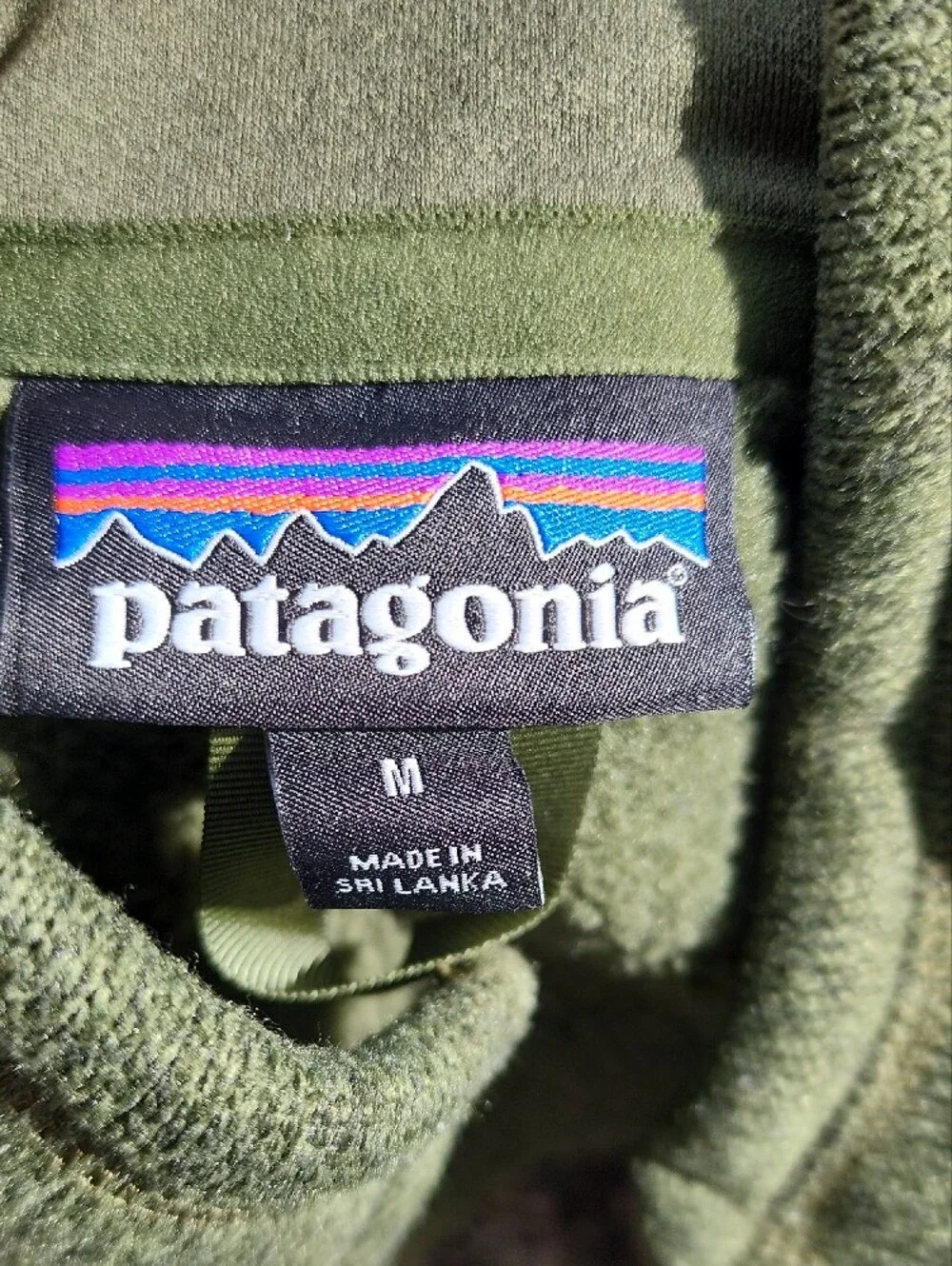 Patagonia Full-Zip Better Sweater Fleece In Nomad Green sz M - Picture 9 of 14